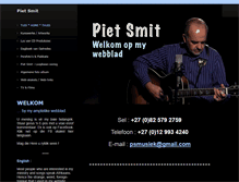 Tablet Screenshot of pietsmit.com